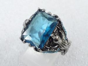 色石　指輪(18号)